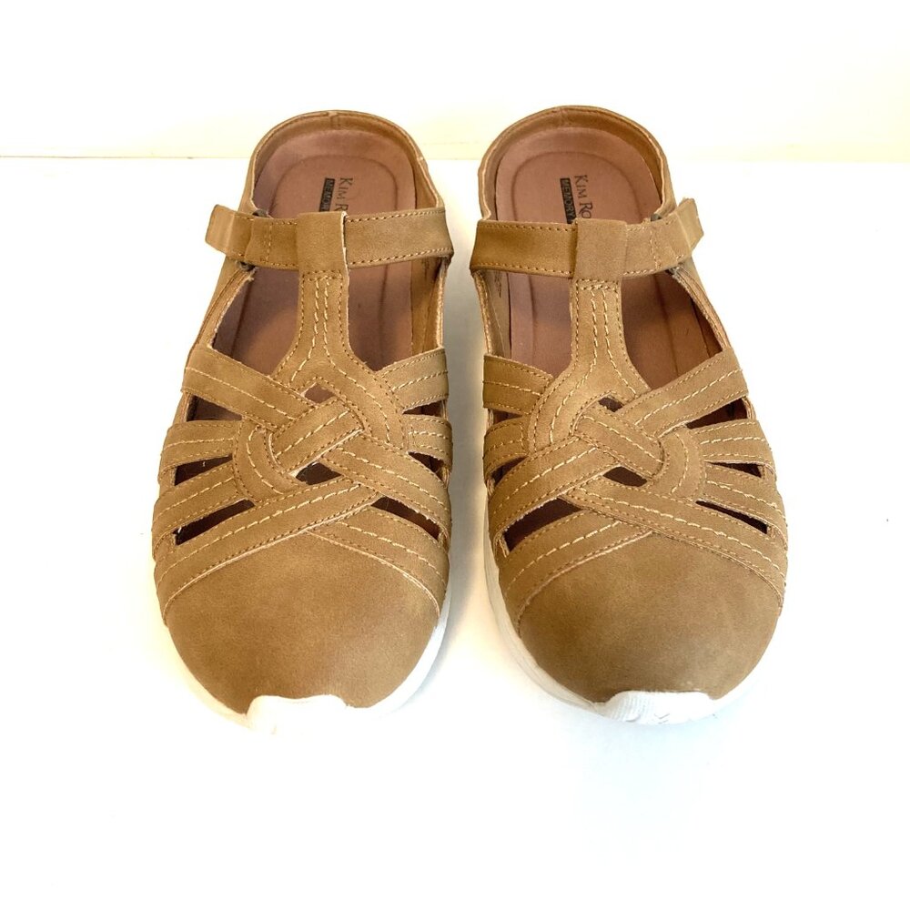 Kim Rogers Strappy Slip-on Mules/ Adjustable Straps/ Memory Foam/ Size 9.5 M